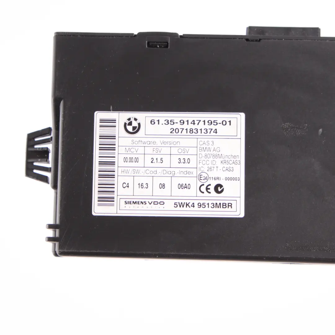 BMW E82 E90 E91 E92 135i 335i N54 306HP ECU Kit DME 7583332 CAS3 Key Automatic