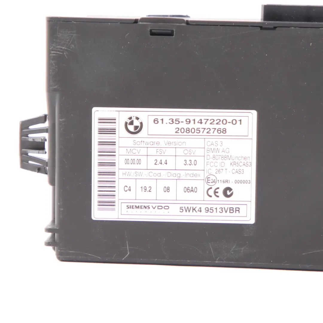 BMW E90 E92 335i Petrol N54 ECU Kit Control Unit DME 7586933 CAS3 Key Automatic