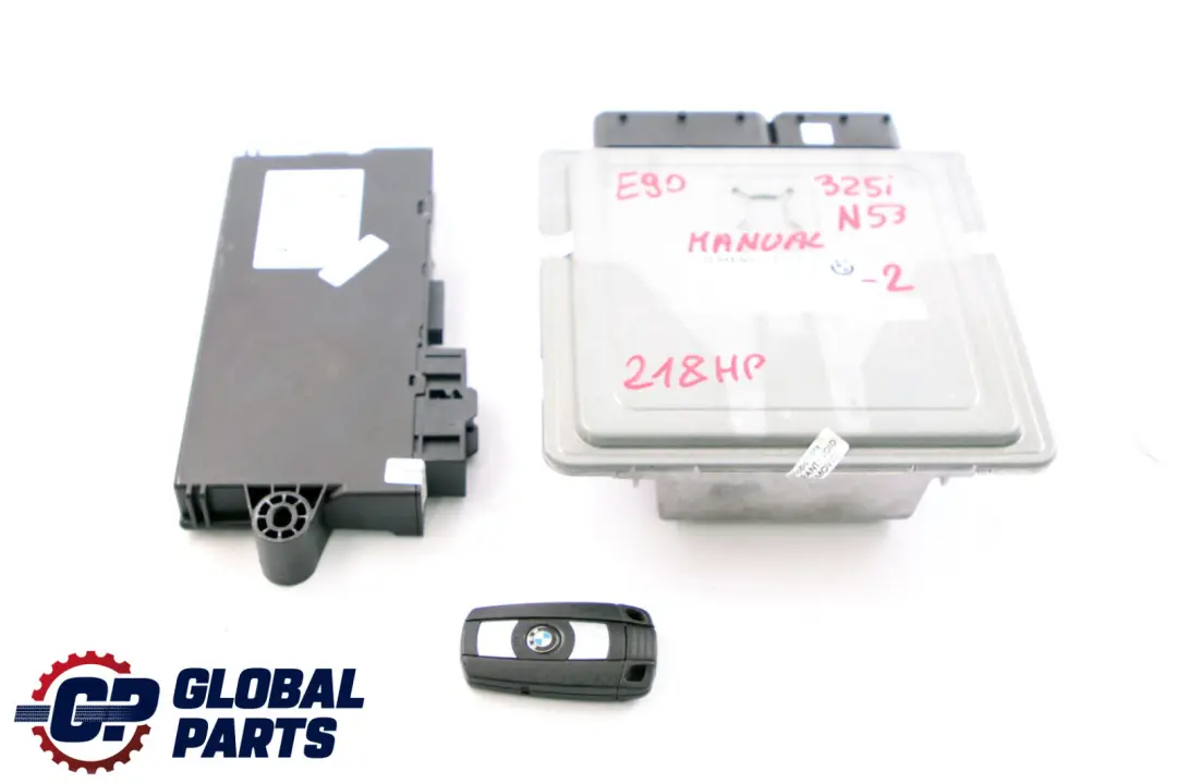 BMW E90 E91 325i E60 LCI 525i N53 218HP ECU Kit DME 7586940 CAS3 Clave Manual