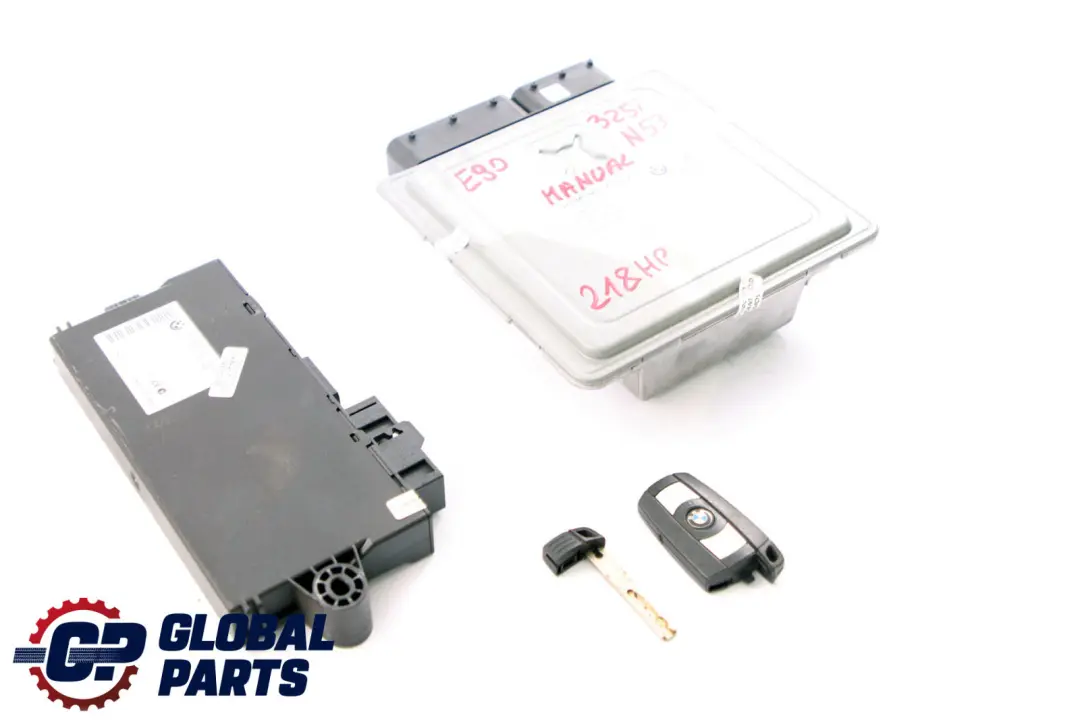 BMW E90 E91 325i E60 LCI 525i N53 218HP ECU Kit DME 7586940 CAS3 Clave Manual