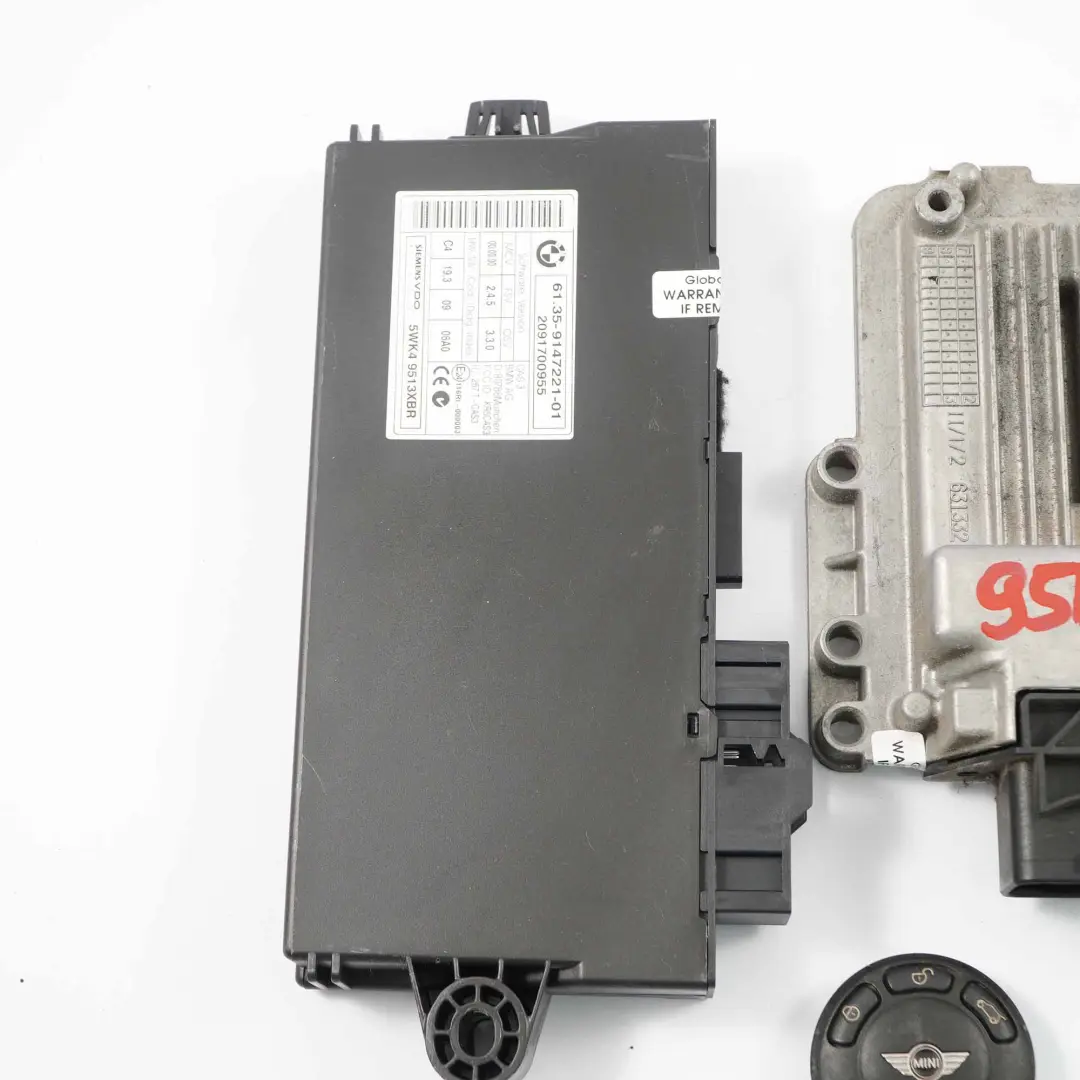 Mini One R56 N12 1.4 95PS ECU Steuergerät DME 7589971 CAS3 + Schlüssel Automatik