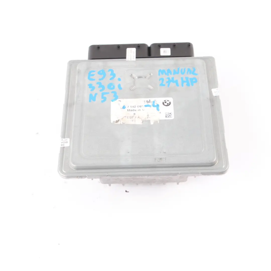 BMW E60 E90 E91 LCI 330i 530i N53 218HP ECU Control Unit DME 7592080 Manual
