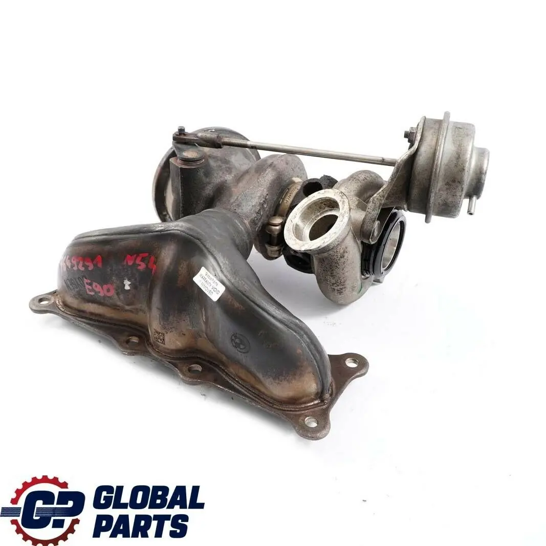 BMW E82 E90 E92 135i 335i Gasolina N54 4-6 Turbocompresor Turbo Charger 7593017