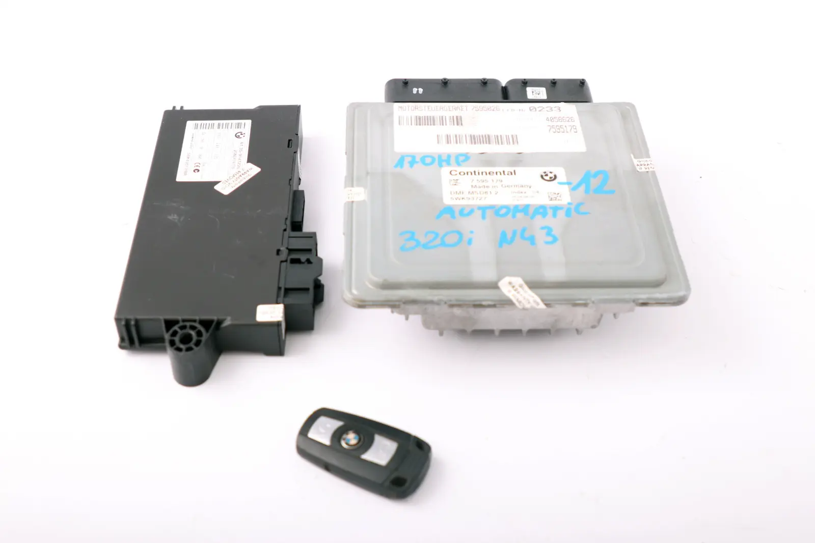 BMW 1 3 Series E87 LCI E90 120i 320i Petrol ECU Kit N43 DME CAS3 Key 7595179