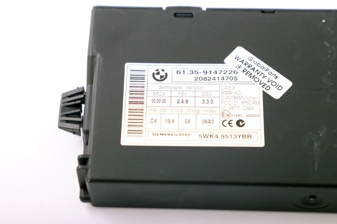 ECU Kit N43 DME CAS3 Key BMW 1 3 Series E87 LCI E90 120i 320i Petrol - SKU 7595179-12 - Part number 7595179