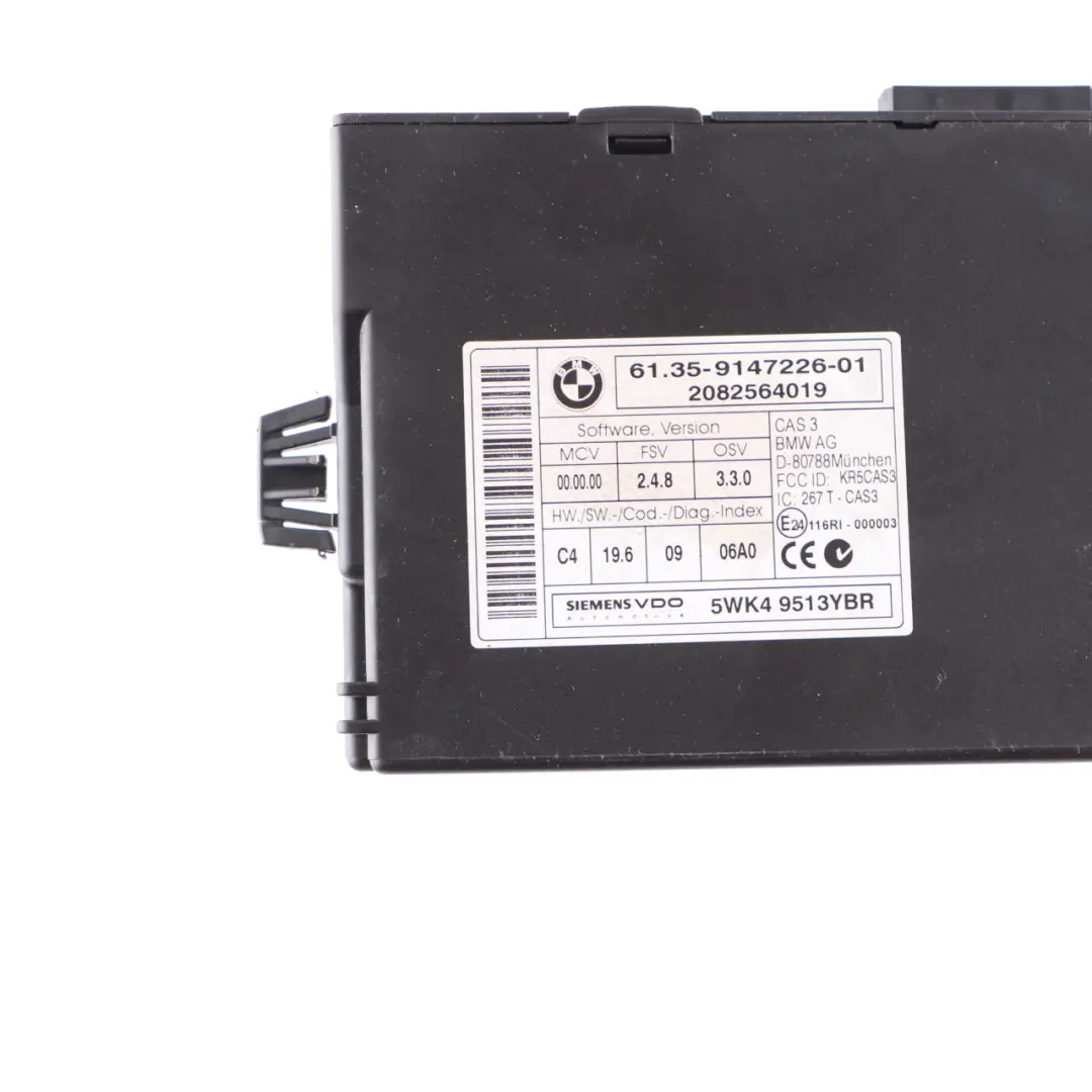 BMW E87 LCI E90 120i 320i N43 170HP ECU Komputer Silnika CAS3 Kluczyk