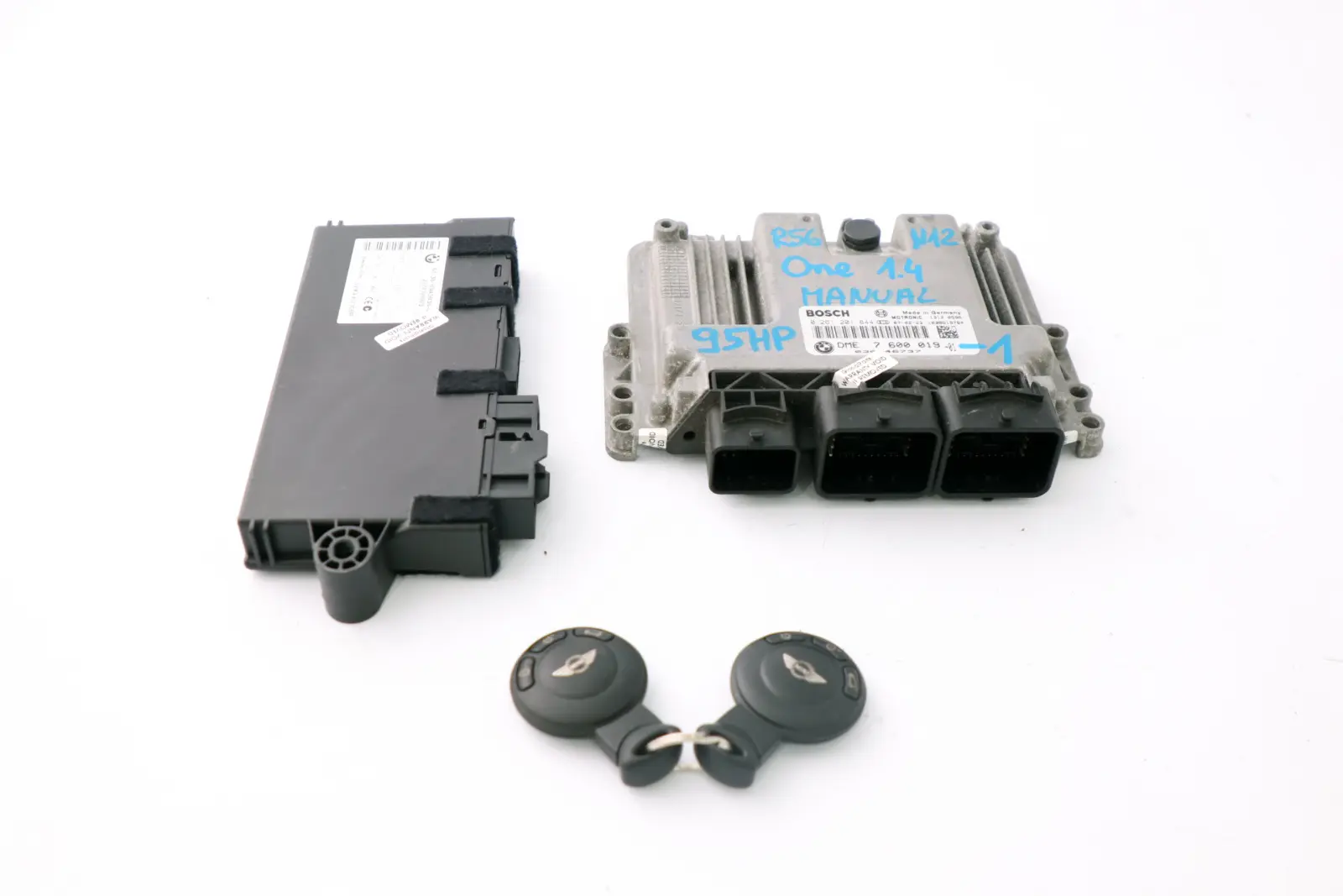 BMW Mini One R56 Petrol N12 1.4 N12B14A 95HP ECU Kit DME + CAS3 + 2 Keys 7600019