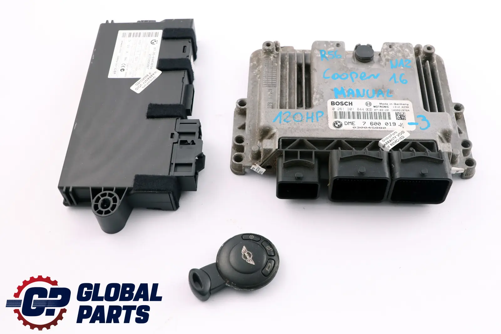 BMW Mini Cooper R55 R56 Petrol N12 1.6 120HP ECU Kit DME + CAS3 + Key 7600019