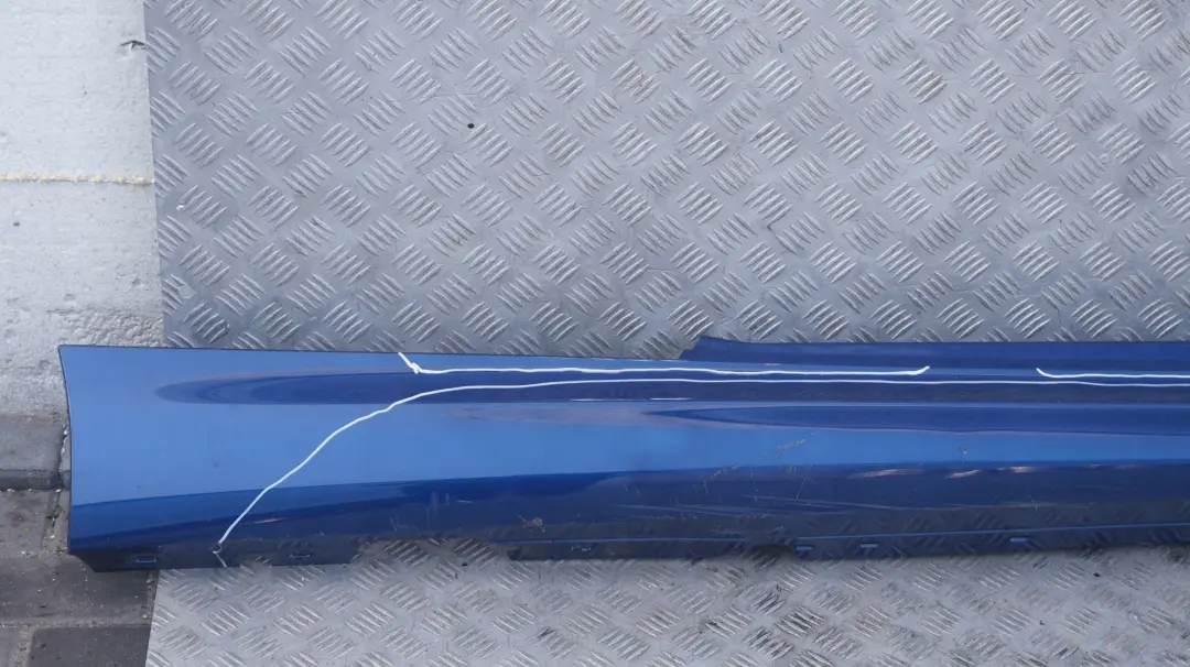 BMW 1 Series 2 E81 E82 E88 M Sport Sill Strip Skirt Right O/S Le Mans Blau Blue