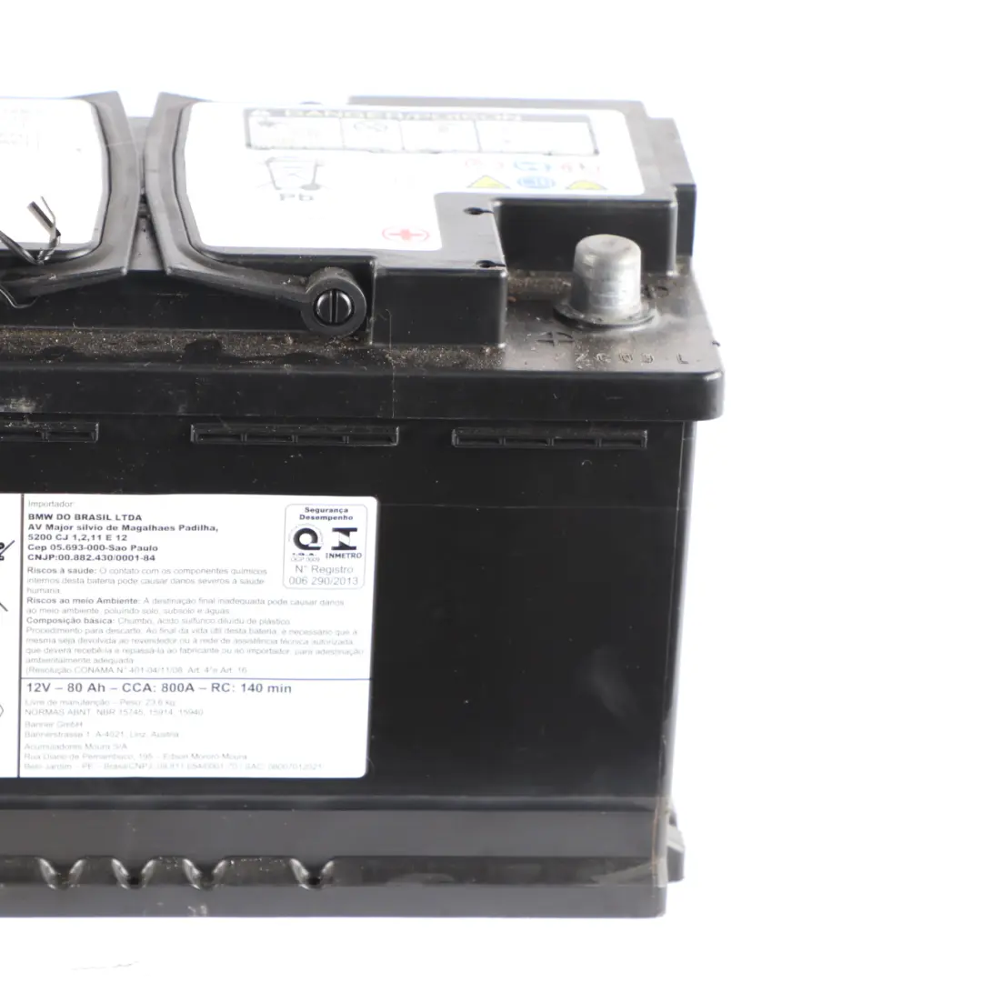 BMW Banner AGM 12V Accumulator Battery 80Ah 800A 7602226