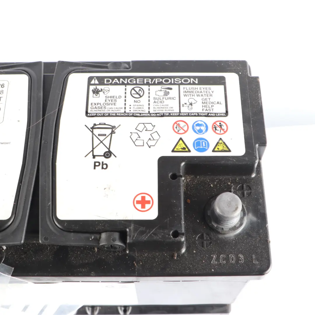 BMW Banner AGM 12V Accumulator Battery 80Ah 800A 7602226