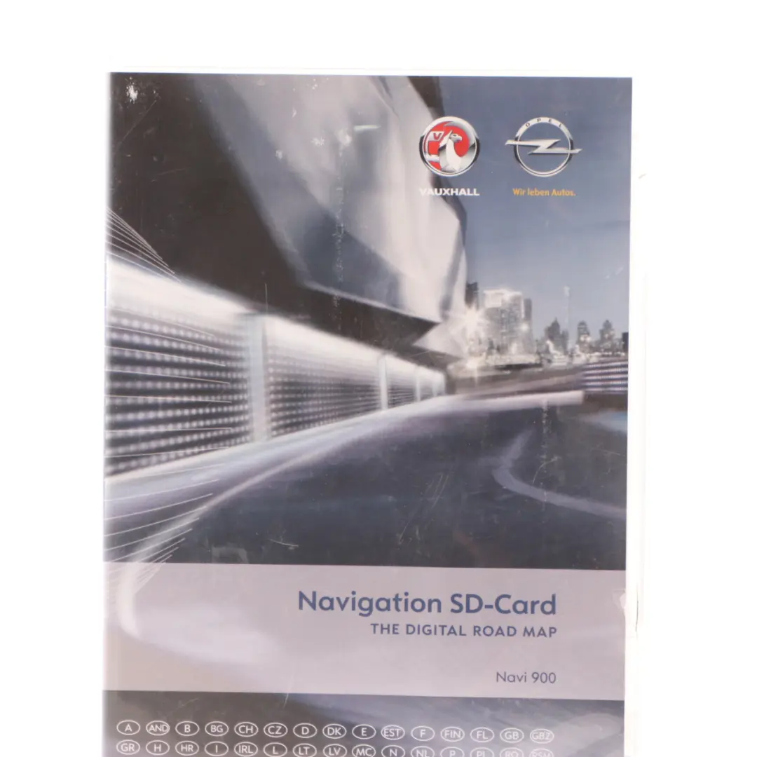 Vauxhall SD Card Road Map Navigation Europe 7612109322