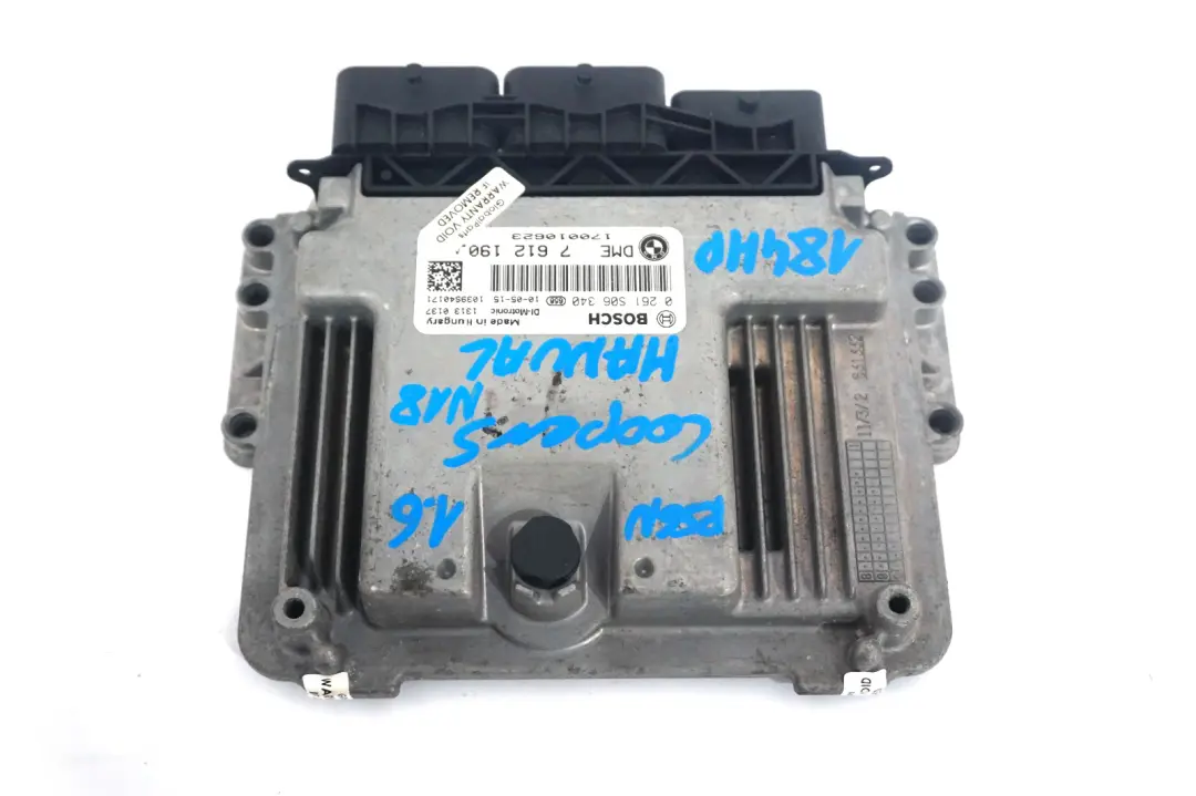 BMW Mini Cooper S R56 LCI N18 1.6 Engine Control Unit ECU DME 7612190 Manual