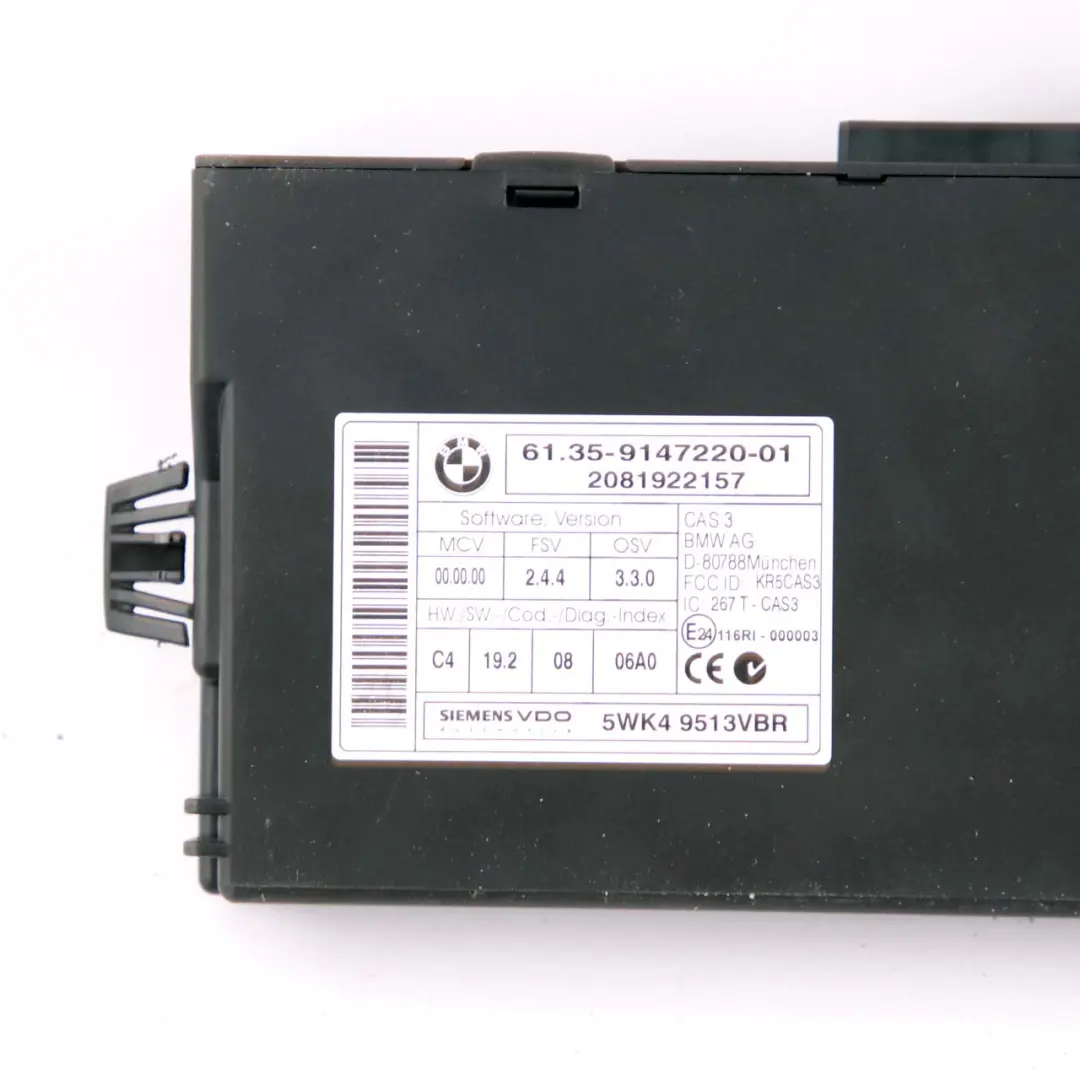 BMW E60 E90 E91 LCI 325i 525i N53 218HP ECU Kit DME 7616431 CAS3 + Key Automatic