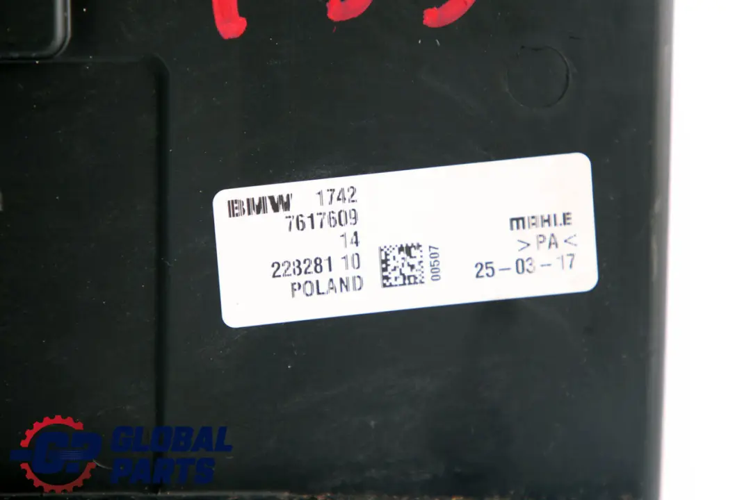 Mini F55 F56 B38 Refrigeración del motor Radiador completo Ventilador 7617609