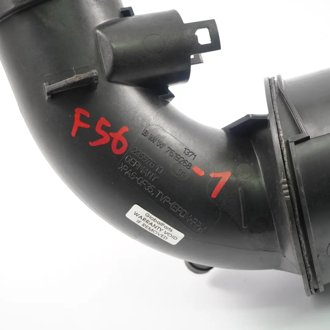 MINI F54 F55 F56 F57 F60 B38 B46 B48 Filtered Air Intake Duct Hose Pipe 7619268