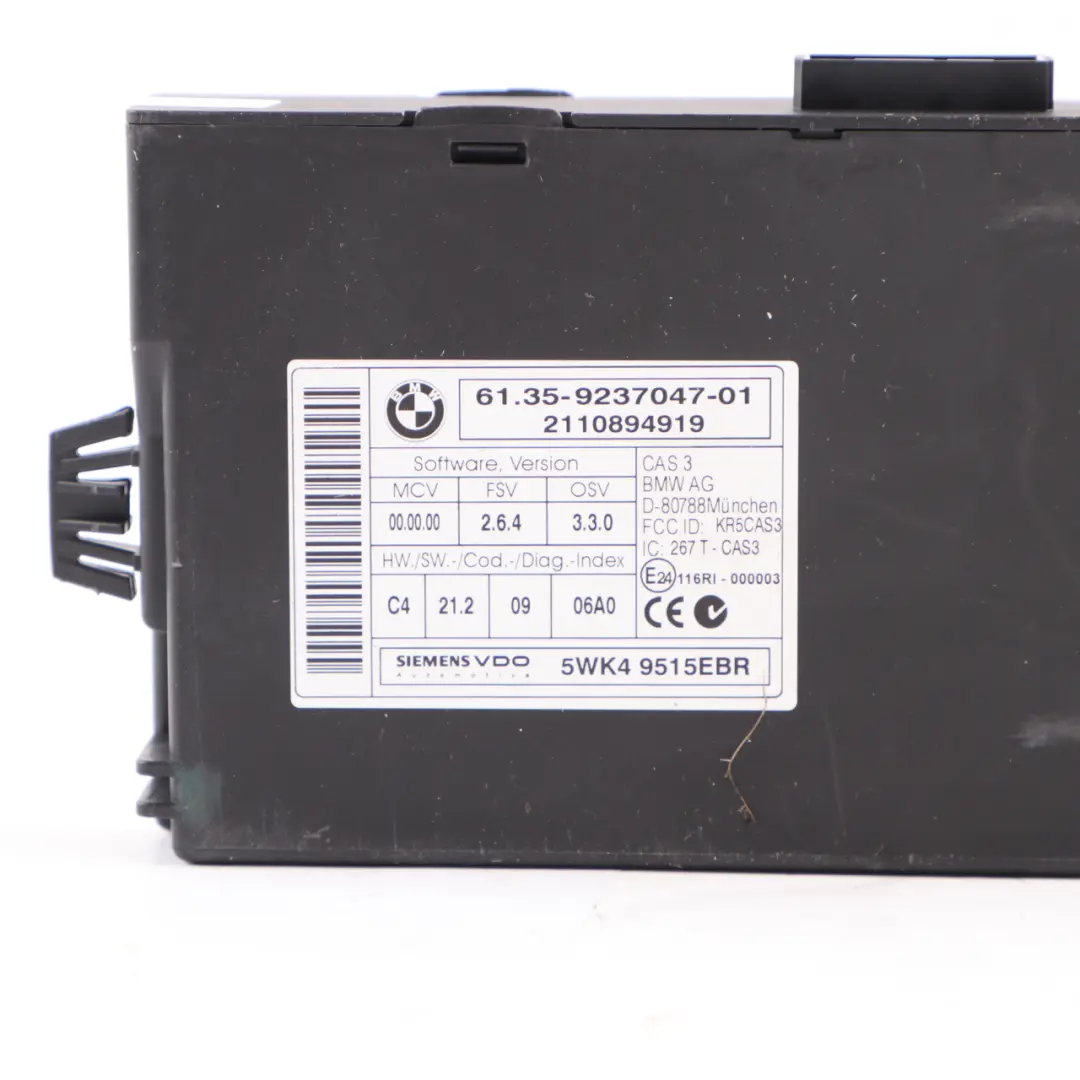 BMW E81 E87 LCI E90 N43 116i 316i 2.0 Engine Control Unit ECU DME 7621178 Manual