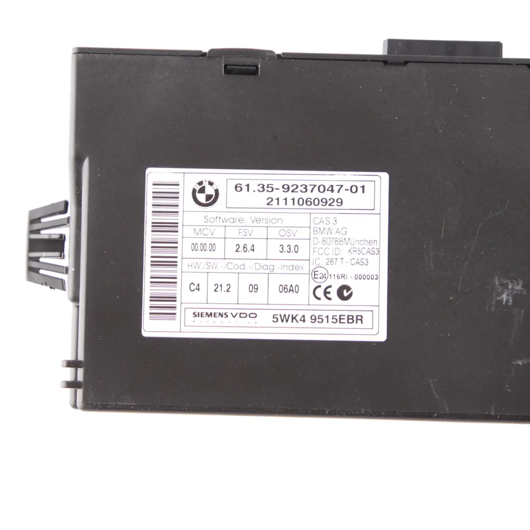 BMW E81 E87 LCI E90 N43 118i 318i ECU Kit DME 7621178 CAS3 Keys Automatic