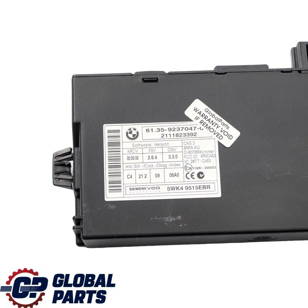 Mini R55 R56 LCI R60 One N16 1.6 98HP Engine ECU Kit DME 7627520 CAS3 + Key