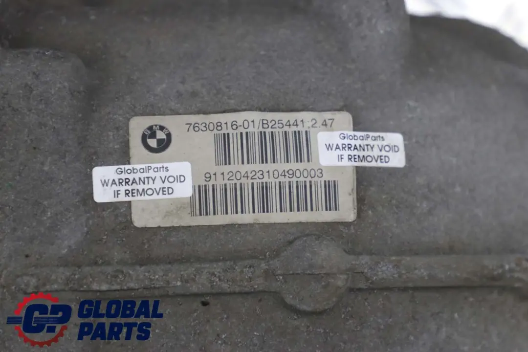 BMW F10 F11 530d N57N Diferencial trasero 2,47 Ratio 7630816 GARANTIA