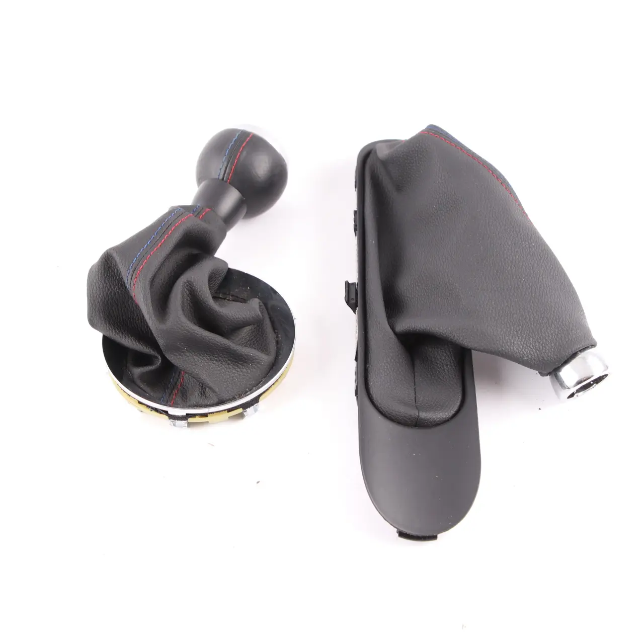 Mini R56 LCI Gear Shift Knob Gaiter Handbrake Lever Cover Leather London 2012