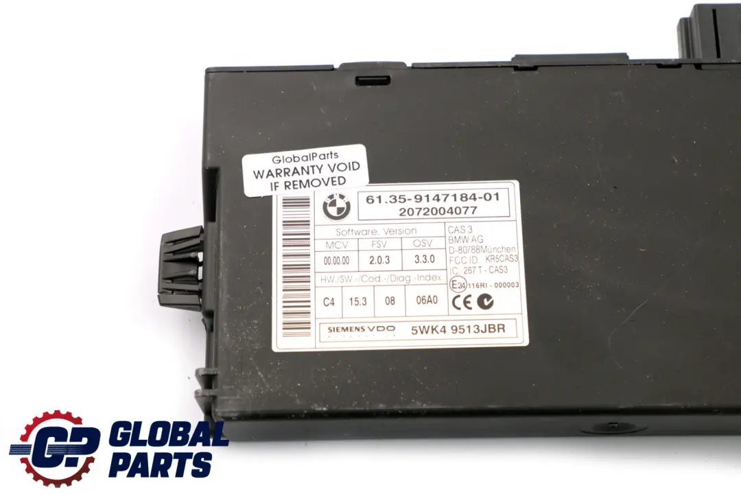 BMW Mini Cooper R55 R56 Petrol N12 1.6 ECU Kit DME CAS3 + Key 7640004 Automatic