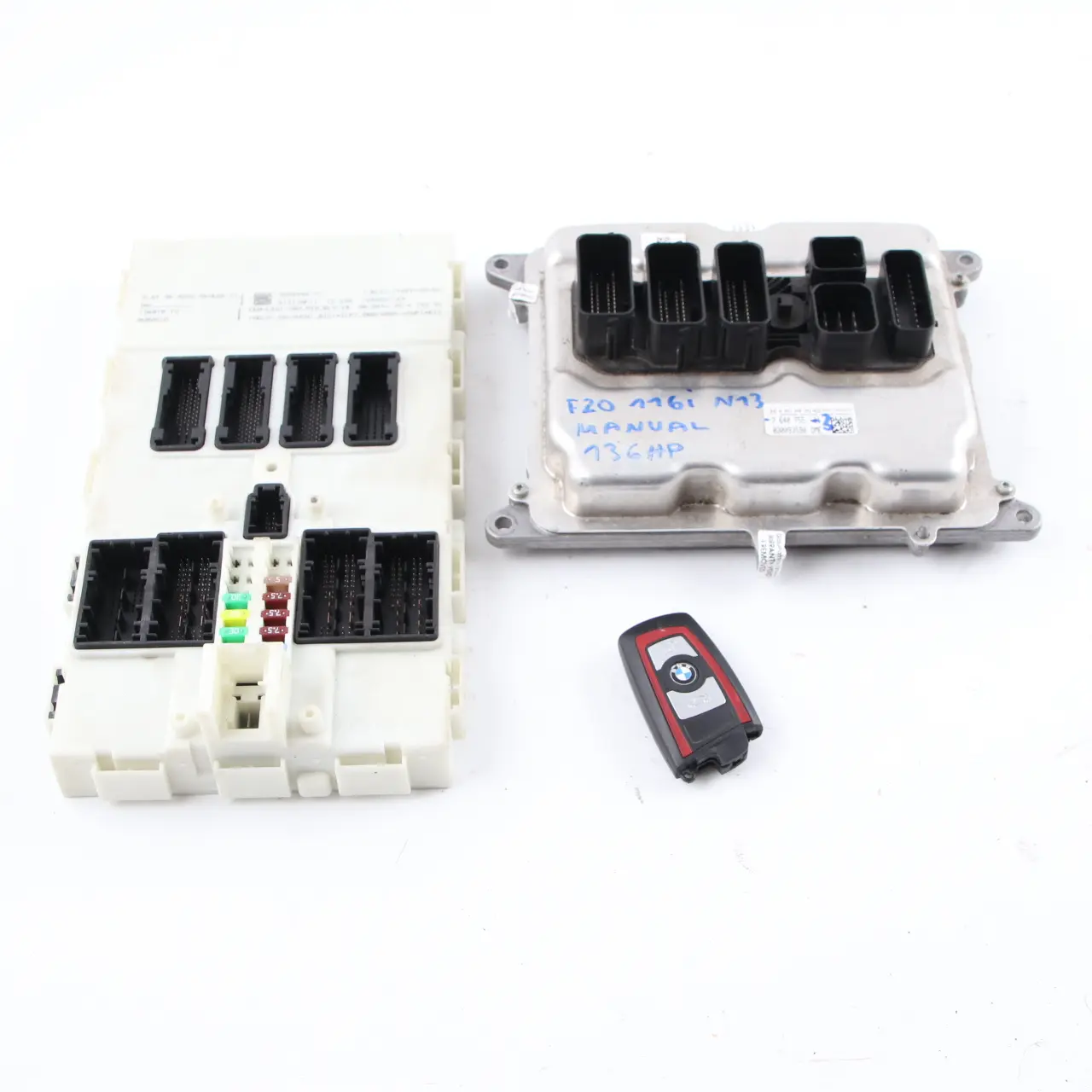 BMW F20 F21 F30 116i 316i N13 136HP ECU Kit DME 7640755 Key + FEM Manual