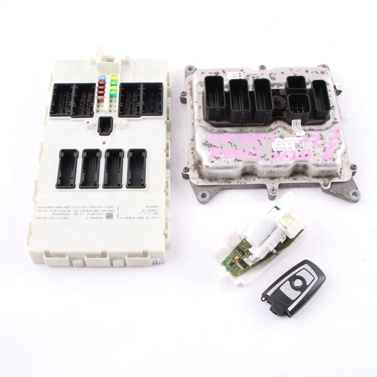 BMW F30 320i Petrol N20 ECU DME Engine Control Unit Module 7644747 FEM Key Lock