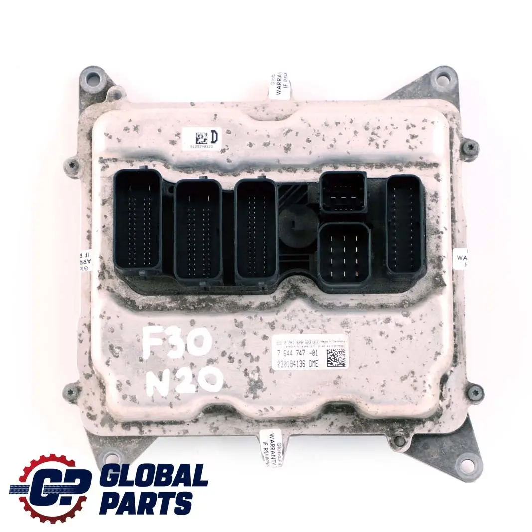 BMW F10 F11 F30 Benzin Motor N20 ECU DME Steuergerät 7644747 Schaltgetriebe