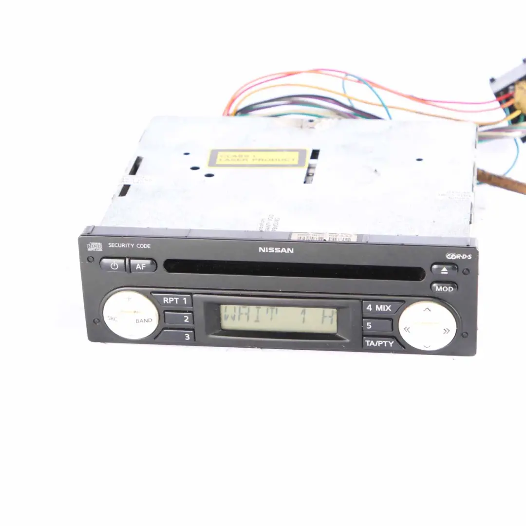 Radio Head Unit Nissan Micra K12 CD Player RDS Control Unit 7645384318 NO CODE