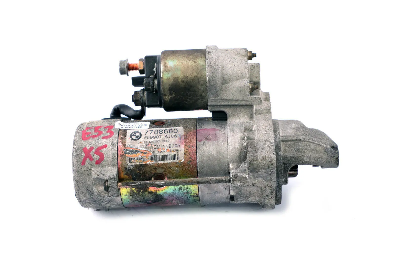 BMW E46 E60 E61 E65 X3 E83 X5 E53 M57N Motor De arranque 7788680