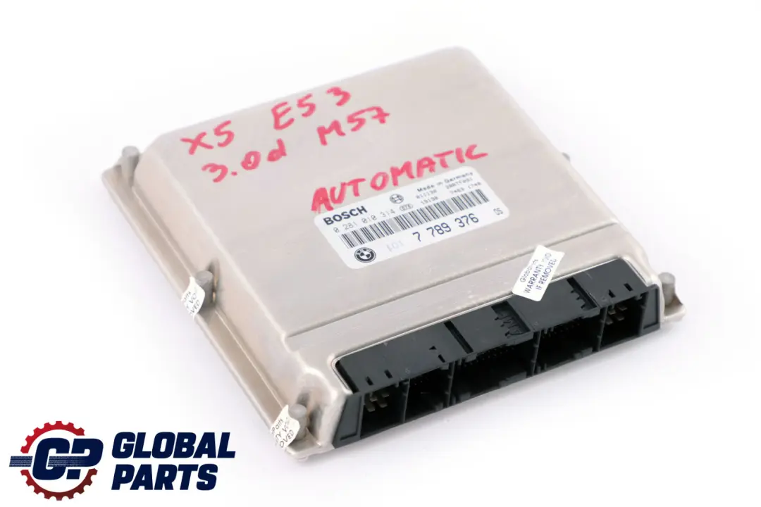 BMW X5 E46 E39 E53 M57 3.0d DDE 7789376 Módulo de unidad de control del motor