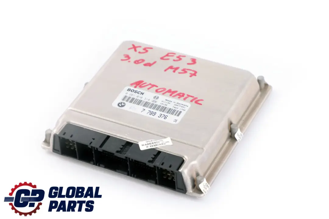 BMW X5 E46 E39 E53 M57 3.0d DDE 7789376 Módulo de unidad de control del motor