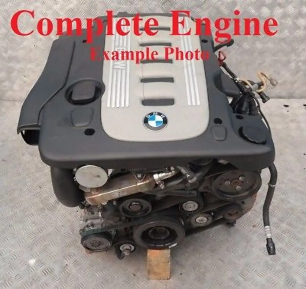 BMW E60 E61 Motor Desnudo 525d M57N 256D2 Diesel 177HP 136 000 km, GARANTÍA