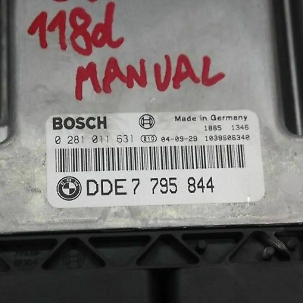 ECU Kit DDE CAS2 Key BMW 1 3 Series E87 E90 E91 118d 318d Engine - SKU 7795844-4 - Part number 7795844