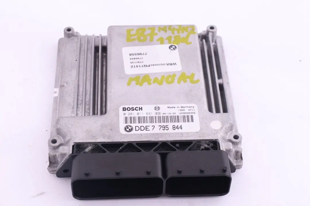 £BMW 1 3 Series E87 E90 E91 118d 318d Engine ECU Kit DDE CAS2 Key 7795844