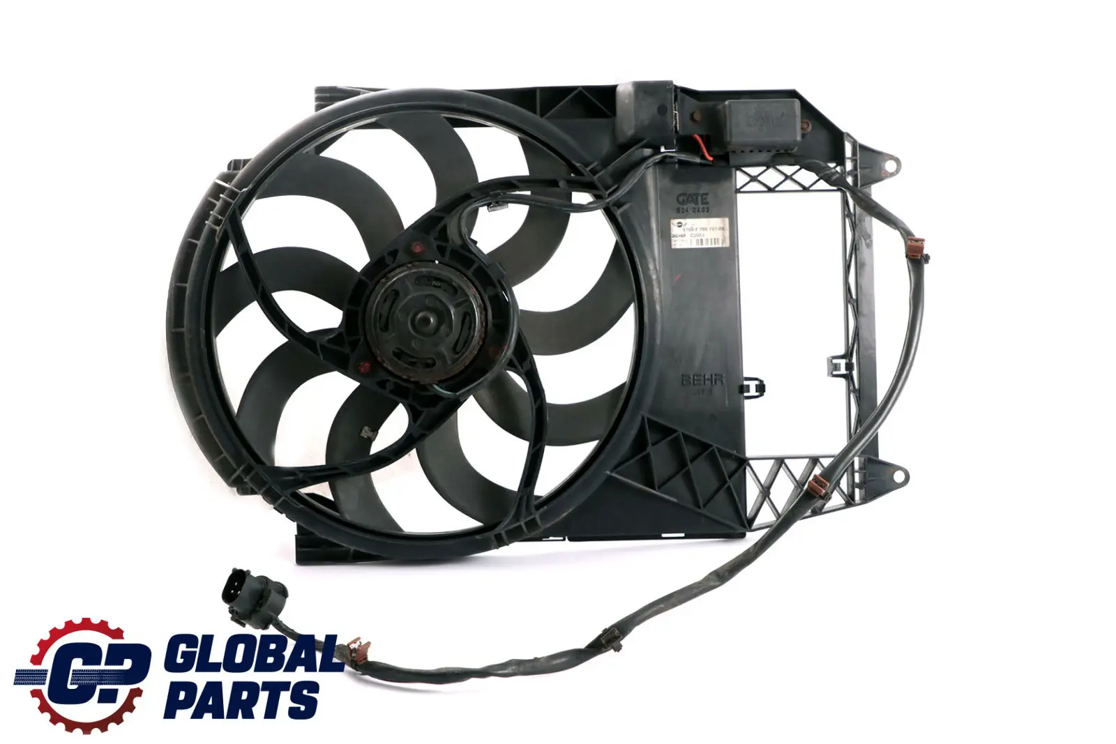 BMW Mini One D R50 W17 Diesel Water Radiator Fan Housing With Fan 7796479