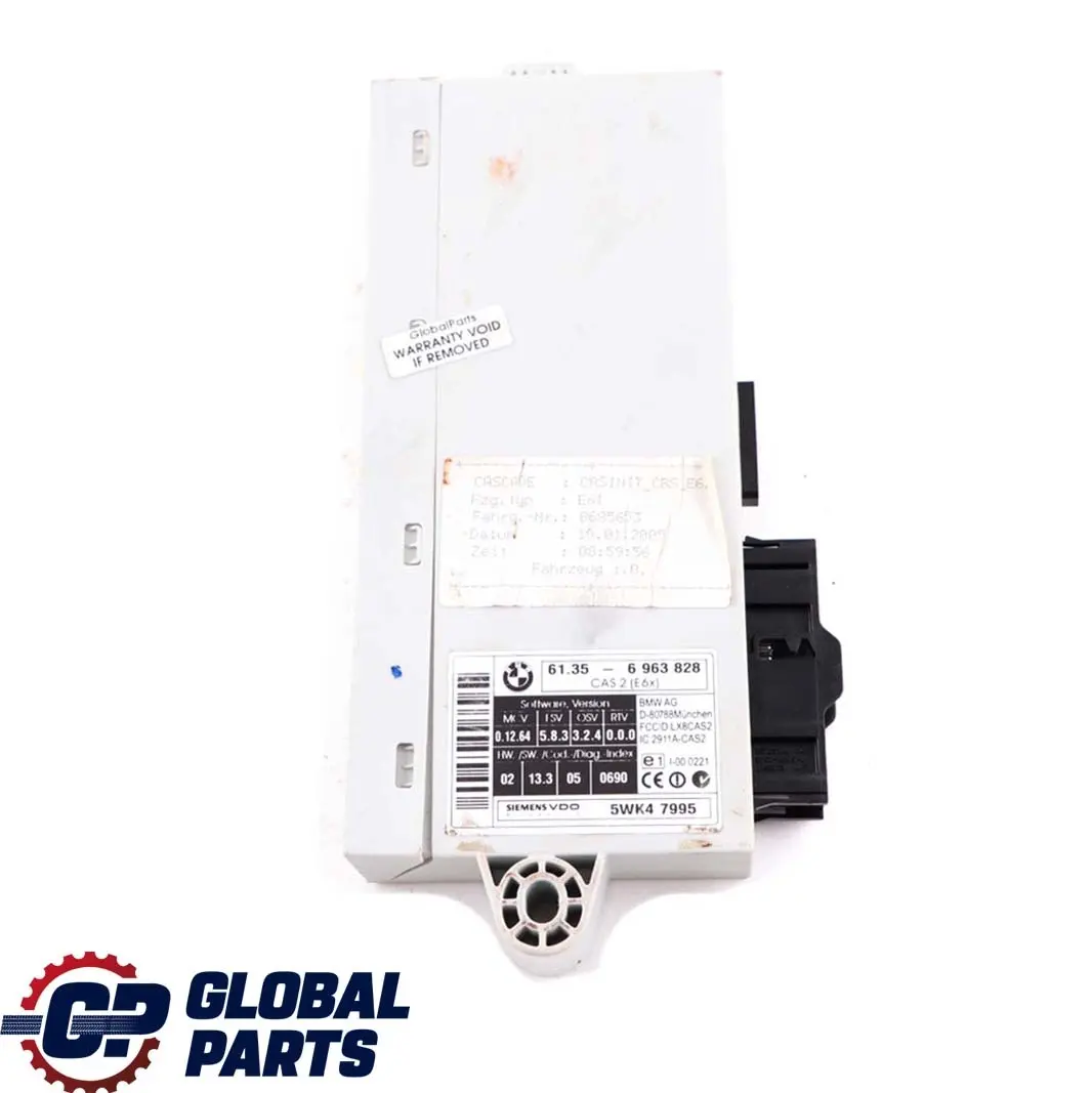 BMW 5 Series E60 E61 525d M57N 177HP ECU Kit DDE 7796637 + CAS2 + Key Automatic