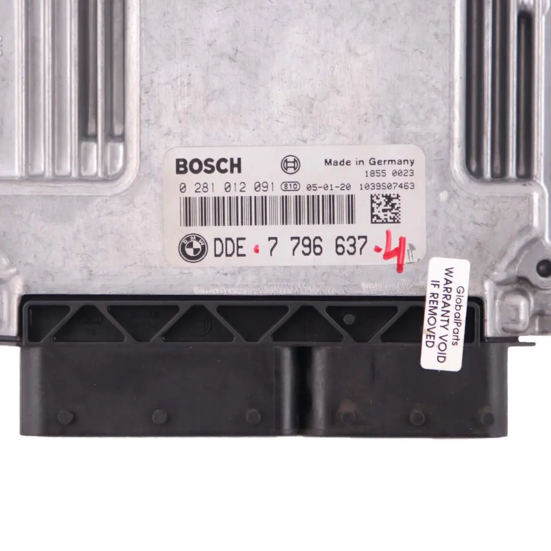 BMW 5 Series E60 E61 530d M57N 218HP ECU Kit DDE 7796637 + CAS2 + Key Manual
