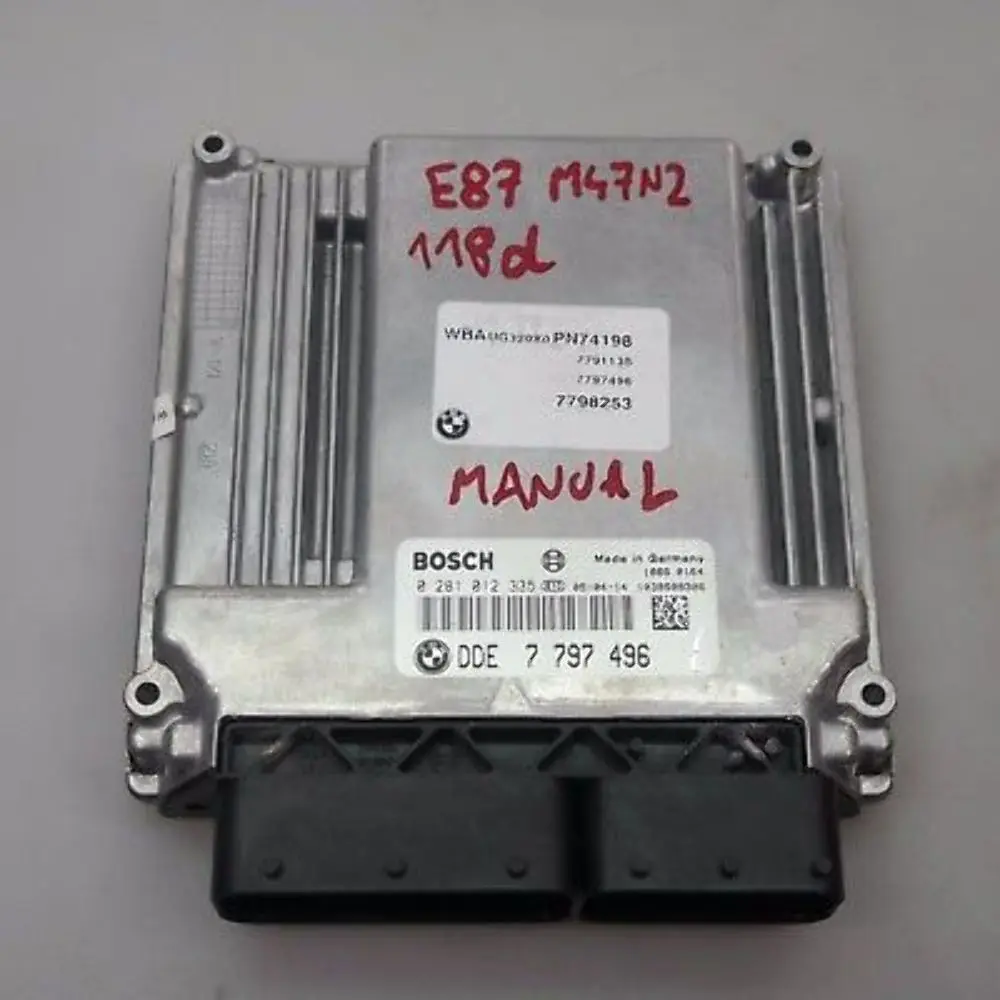 BMW 1 3 Series 1 E87 E90 E91 M47N2 118d 318d ECU Kit DDE 7797496 CAS2 + Key