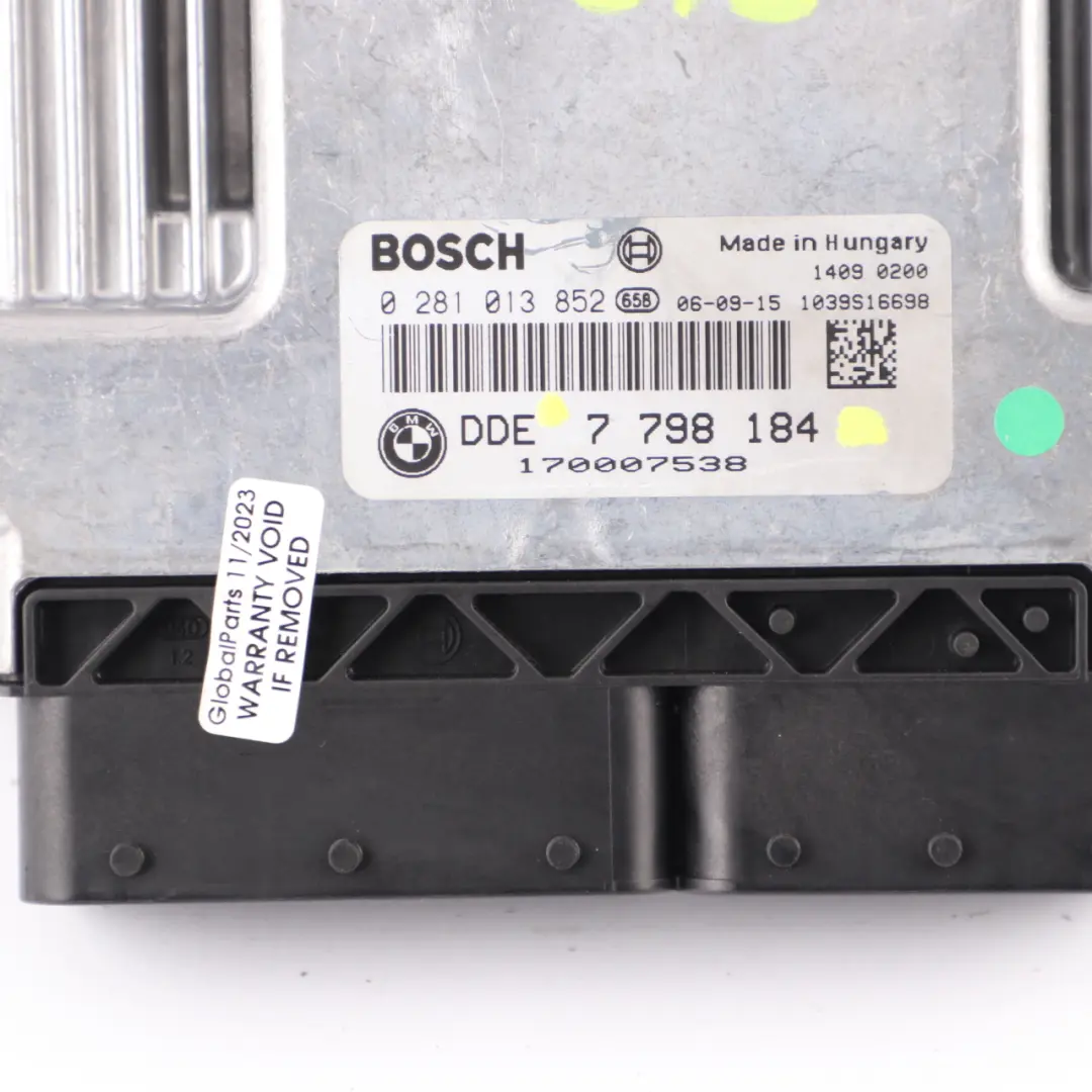 BMW E60 E61 535d M57N 272HP Engine Control Unit ECU Kit DDE 7798184 CAS3 Key