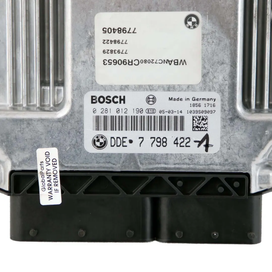BMW 5 Series E60 E61 530d M57N 218HP ECU Kit DDE 7798422 + CAS2 + Key Automatic