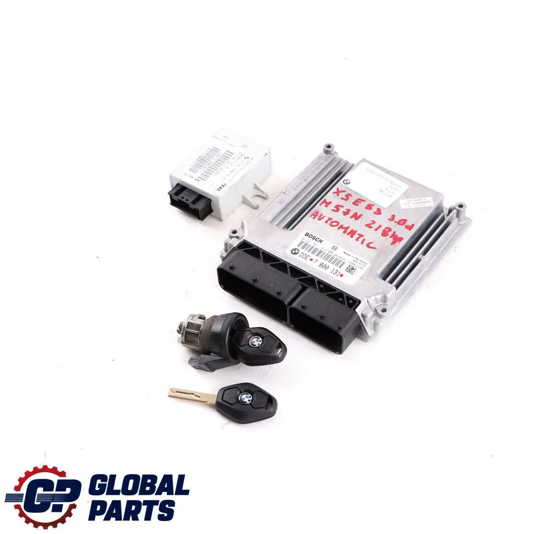 BMW X5 Series E53 3.0d M57N 218HP ECU Kit DDE 7800131 EWS3 + 2 Keys Automatic