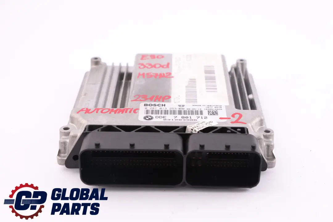 BMW 3 5 Series E60 E90 330d 530d M57N2 ECU Engine Kit DDE 7801712 CAS2   Key