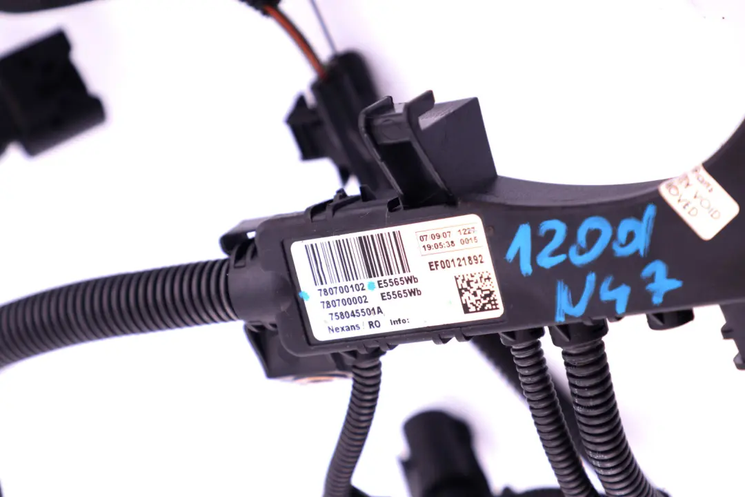 BMW E81 E87 E90 E91 Diesel N47 Wiring Harness Loom Cable Engine Injector 7802164