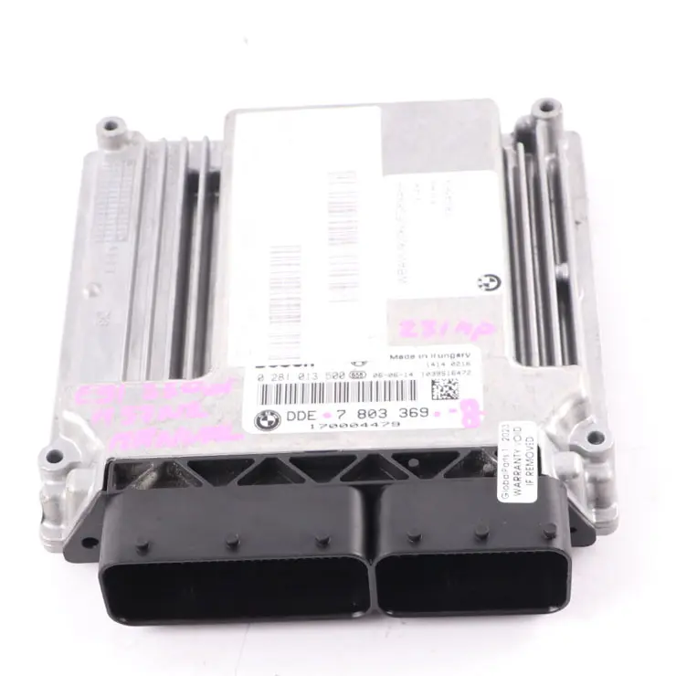 BMW E60 E90 330d 530d M57N2 231HP ECU Engine Control Unit DDE 7803369 Manual