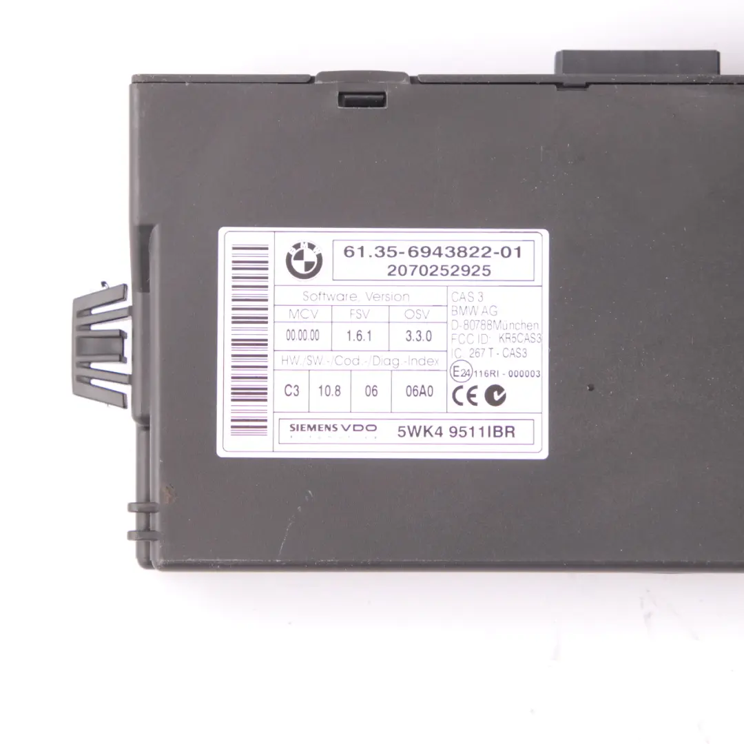 BMW E60 E90 320d 520d M47N2 Engine ECU Kit DDE 7803373 CAS3 Keys Automatic