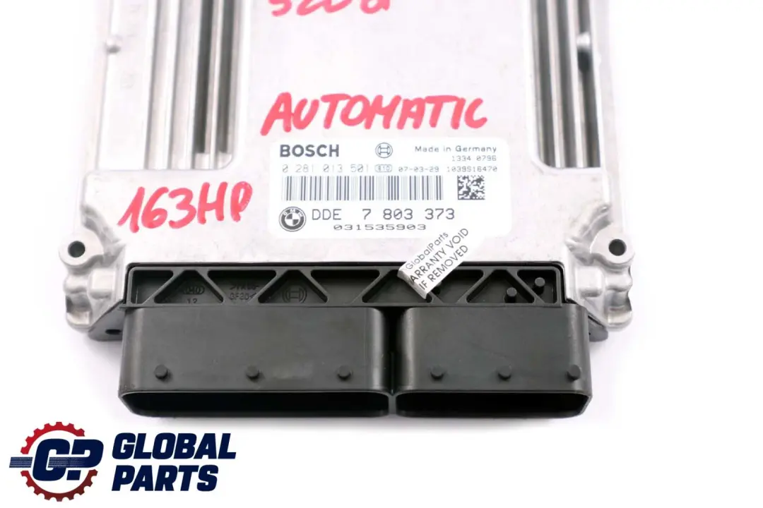 BMW E60 E87 E90 M47N2 120d 320d DDE Engine Control Unit ECU 7803373 Automatic