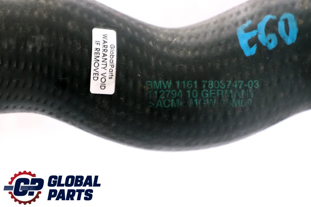 BMW 5 Series E60 E61 LCI N47 520d Turbo Intercooler Air Charge Line Hose 7803747