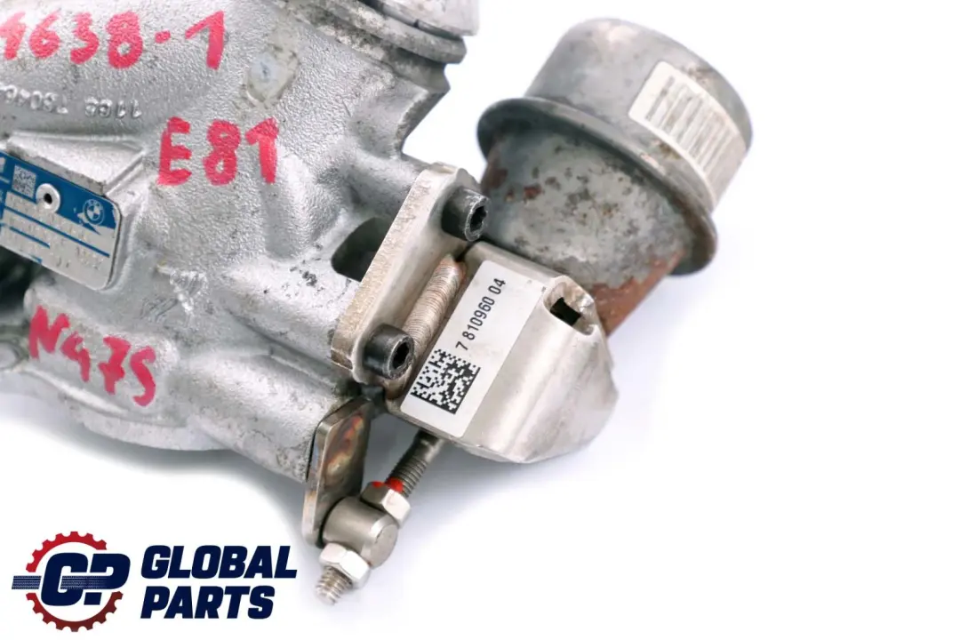 BMW E87 LCI 123d N47S Carcasa Tapa Turbocompresor Turbo Pieza 7804638 7810960